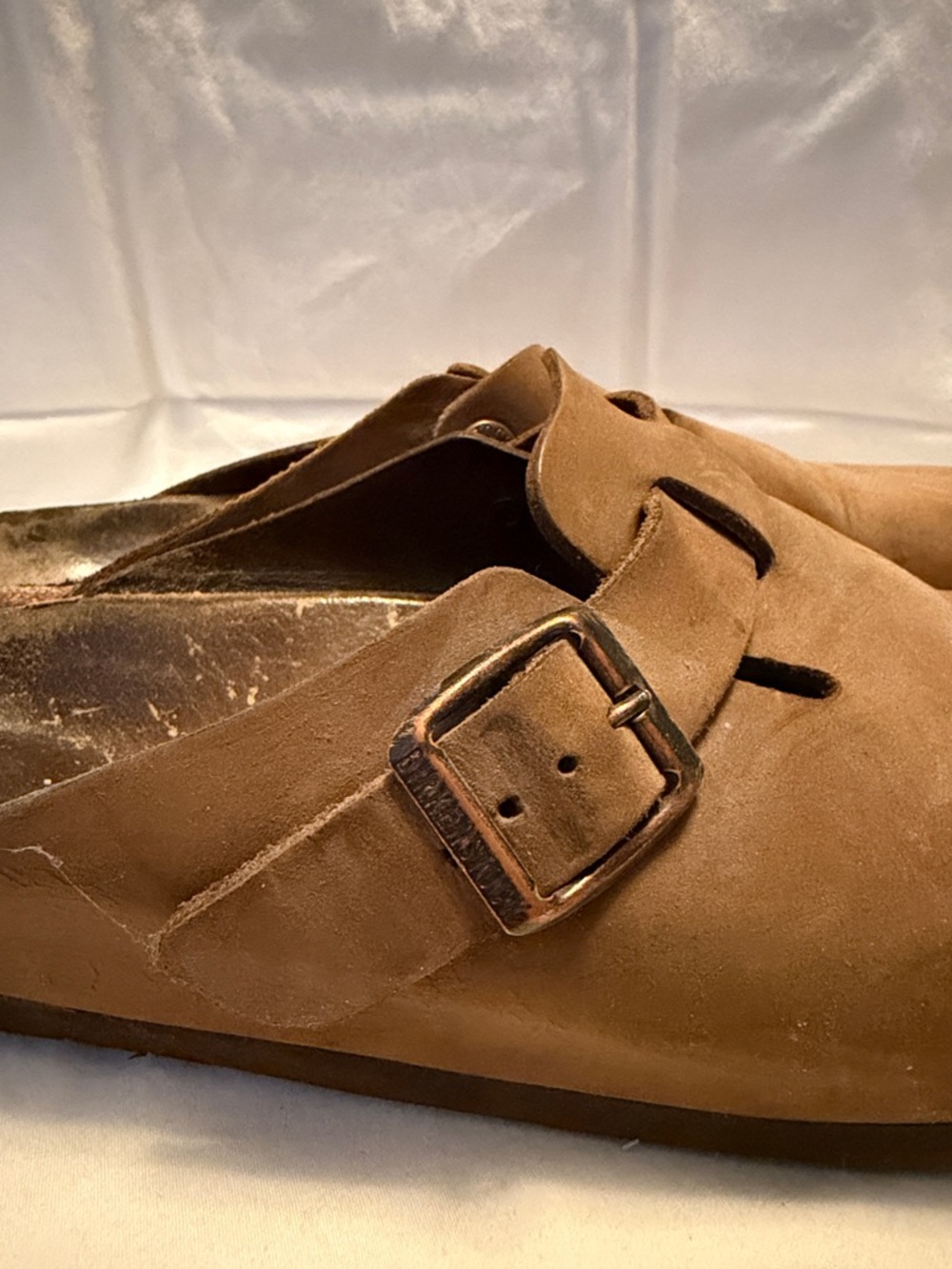 Birkenstock brown leather clogs - Picture 7 of 9